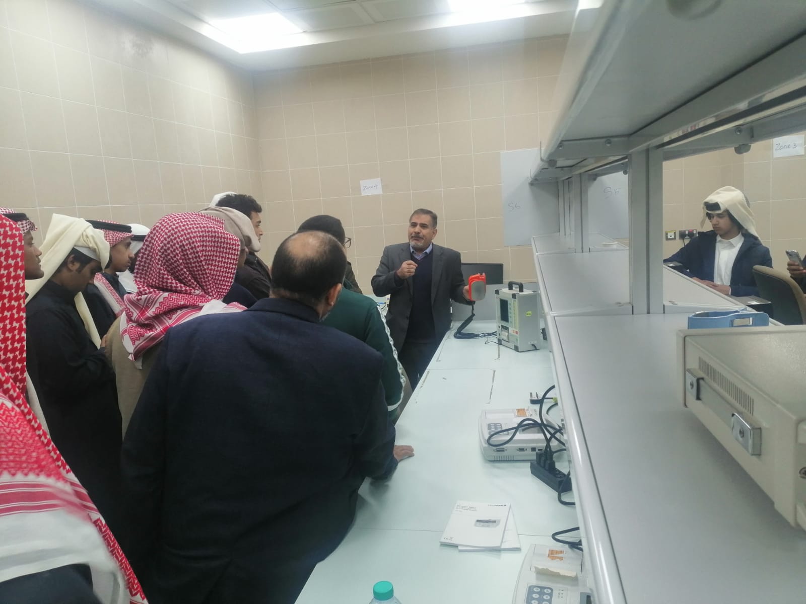 High school students visit