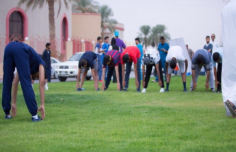 نادي العلا ج الطبيعي يقيم فعالية المارثون